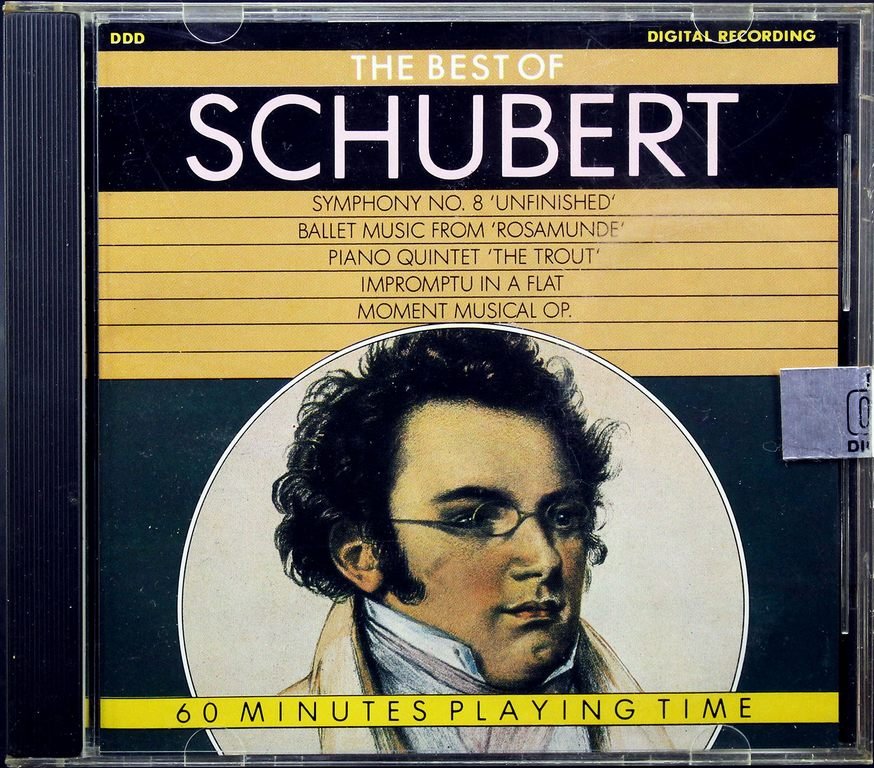 CD Franz Schubert – The best of Schubert - Familia Muda