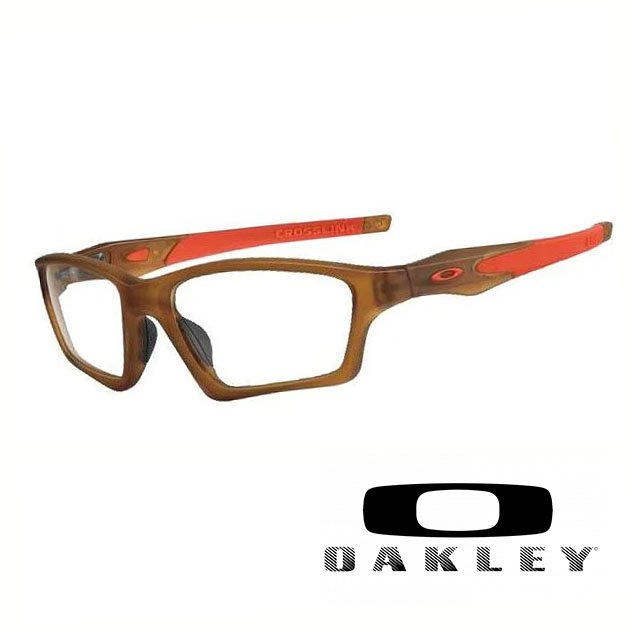 Oakley Armação Crosslink Sweep OX8031-0355 Rootbeer/Orange NOVA