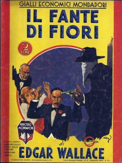 Edgar Wallace, Il Fante Di Fiori- Coleção Giallo Itália 1933