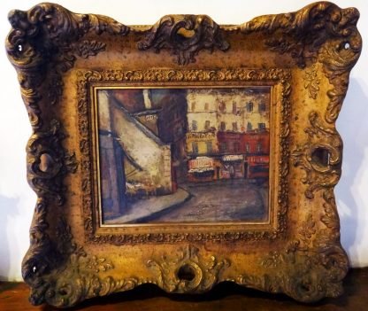 Maurice Utrillo, "Rues De Montmartre" - Belíssima pintura