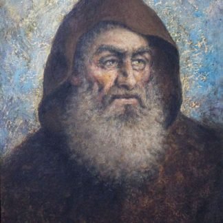 Paulo Licatti, Franciscano, pintura a óleo, 1975