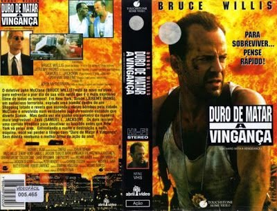 Duro de Matar, VHS original, Bruce Willis