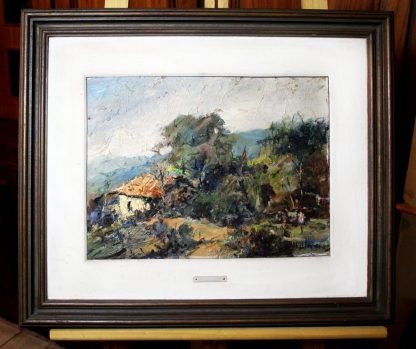 W. Maguetas, Casa na Roça, pintura a óleo