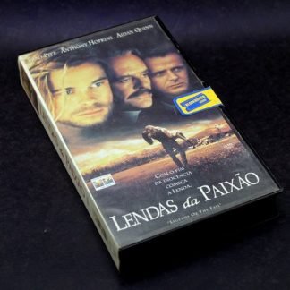 Lendas da Paixão, VHS original, Anthony Hopkins, Brad Pitt, Aidan Quinn Aidan Quinn familiamuda.com.br