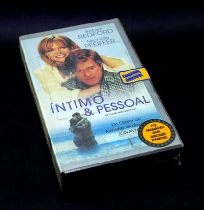 Íntimo e Pessoal, VHS original,  Robert Redford, Michelle Pfeiffer Íntimo e Pessoal familiamuda.com.br 2
