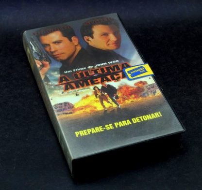 A Última Ameaça, VHS original, John Travolta, Christian Slater, Delroy Lindo A Última Ameaça familiamuda.com.br 2
