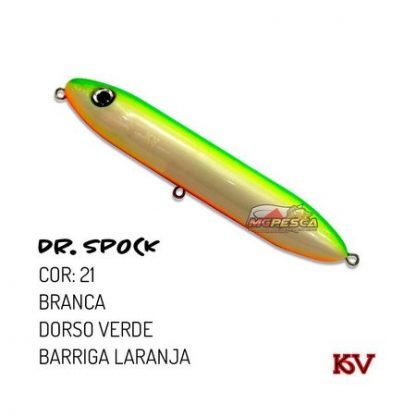 Isca Artificial KV Dr Spock 13 cm 30 gr