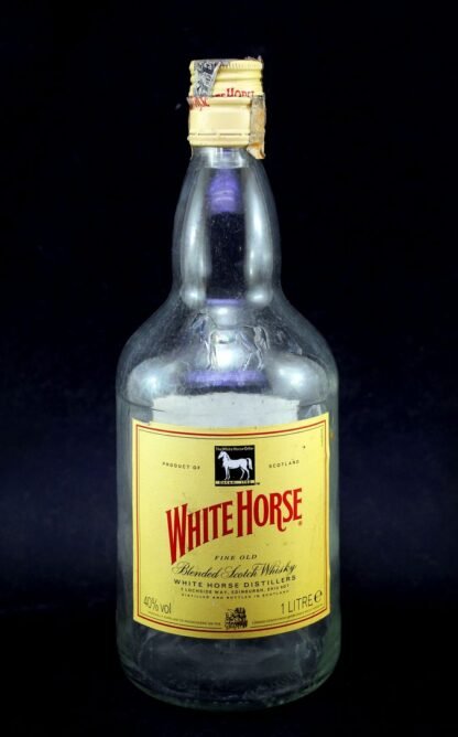Garrafa Whisky White Horse 1L vazia Abajur familiamuda.com.br 3